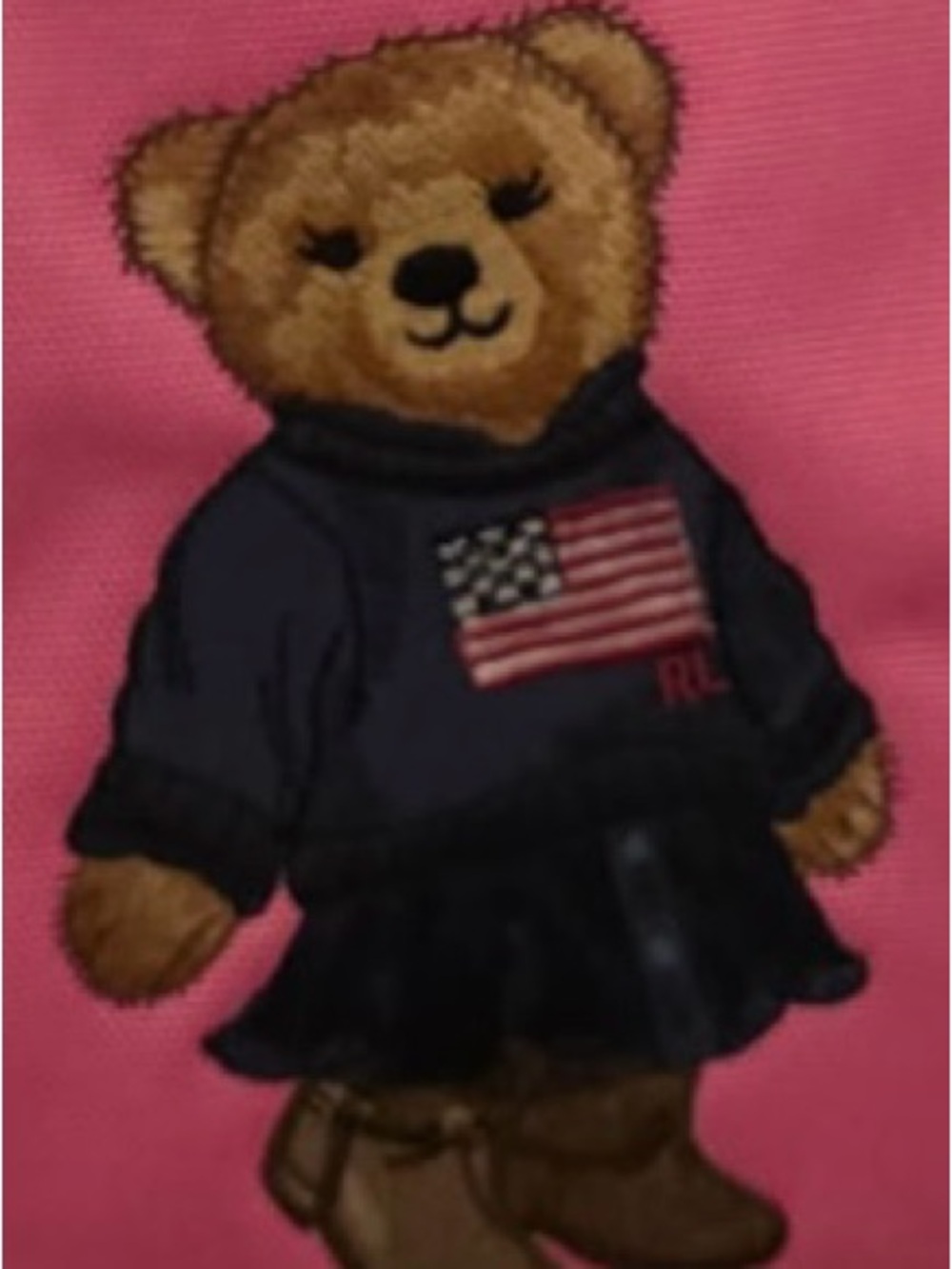 Polo Ralph Lauren Pink Polo Bear Backpack NWT Laptop Sleeve
